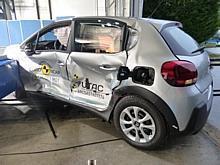 Citroen C3 im Euro-NCAP-Crashtest.  Foto: Auto-Medienportal.Net/Euro NCAP